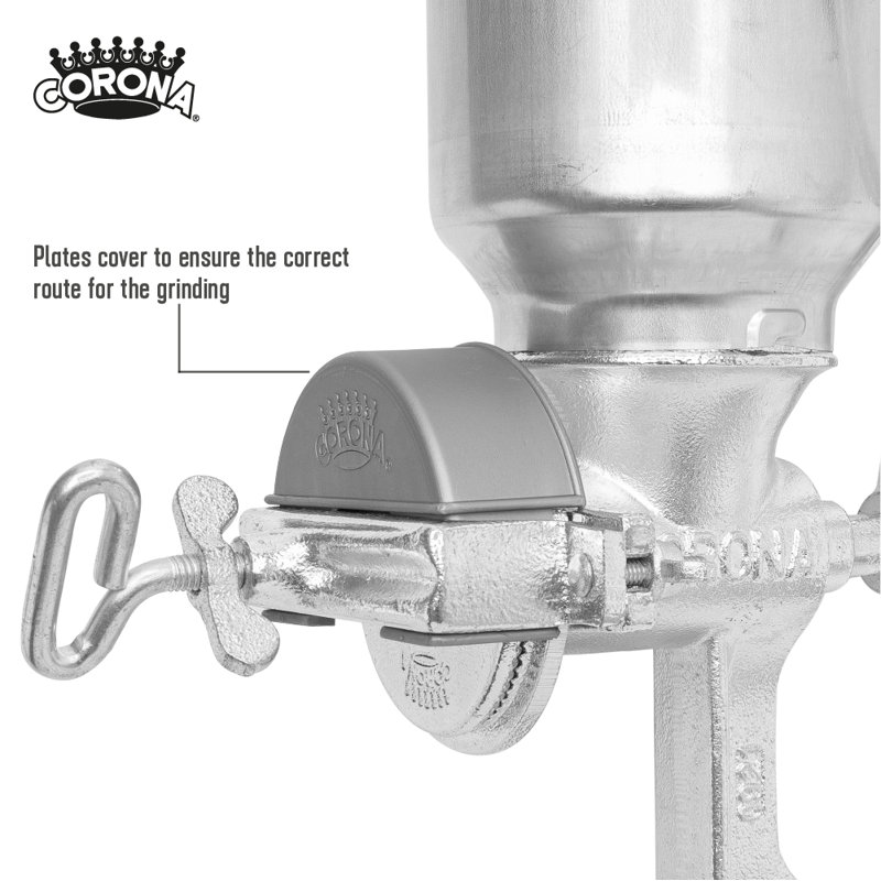 Corona Cast Iron Corn, Wheat and Grain Mill with High Hopper, Manual